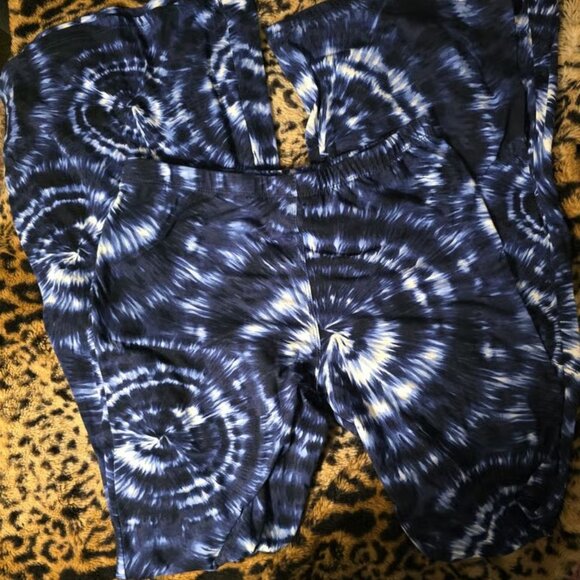 Hot Kiss Pants - Tie dye flare leggings